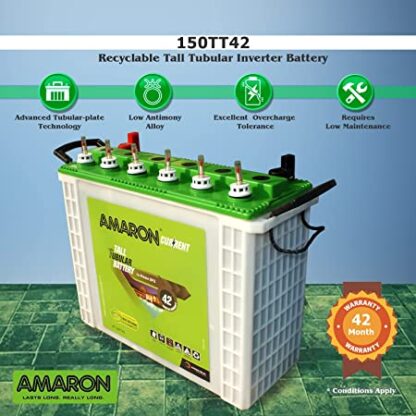 Amaron 150 TT 42 Months Tubular - Image 2